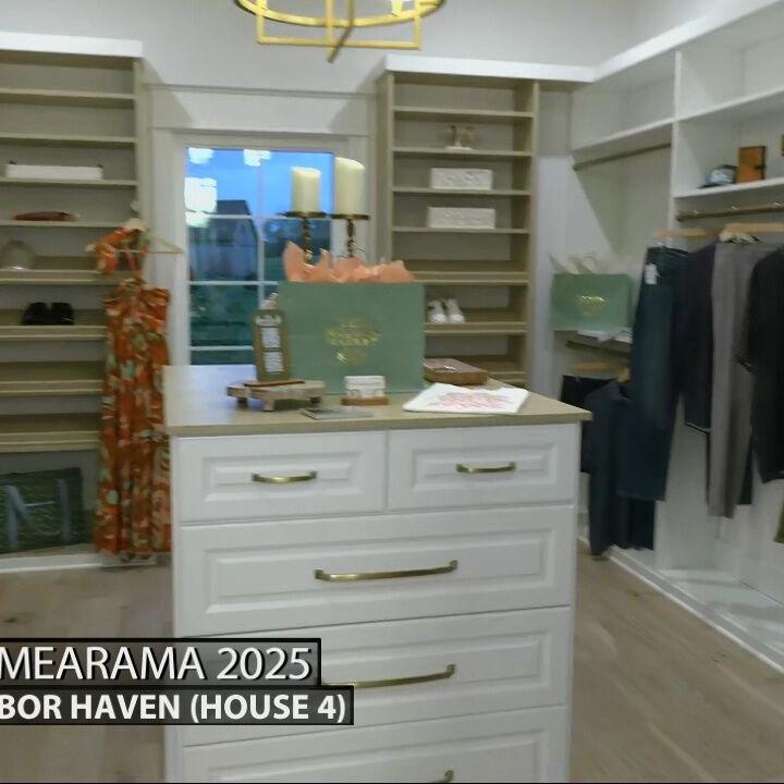 Keith Kaiser checks out the walk-in closet at House #4